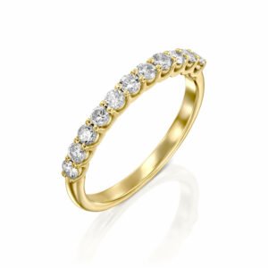 טבעת ברצלונה זהב צהוב תכשיטי יהלומים Cohen's Diamond's