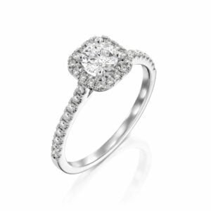 טבעת אירוסין קיילה זהב לבן תכשיטי יהלומים Cohen's Diamond's
